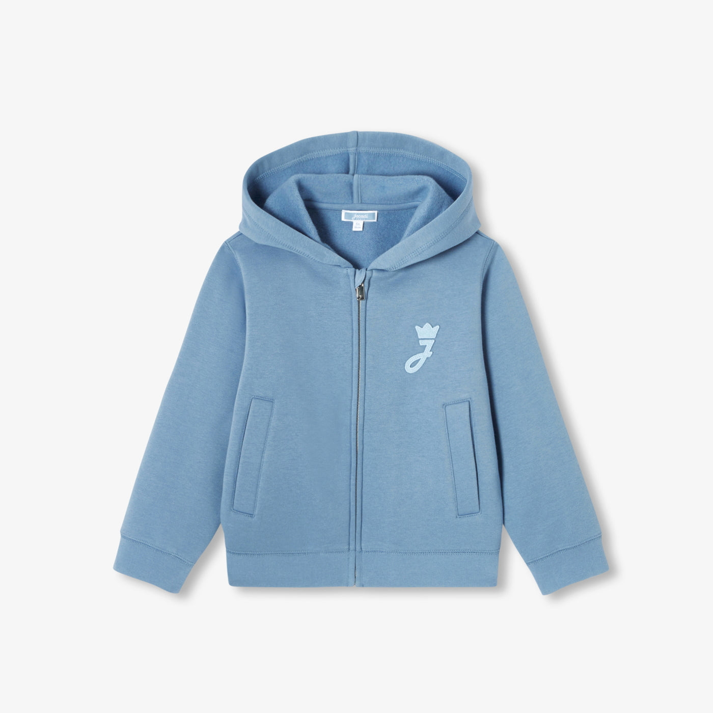 Boy fleece zip-up sweatshirt