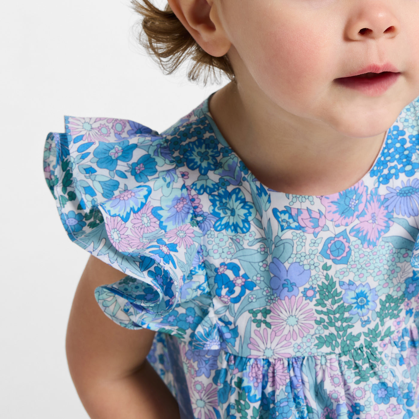 Baby girl dress in Liberty fabric