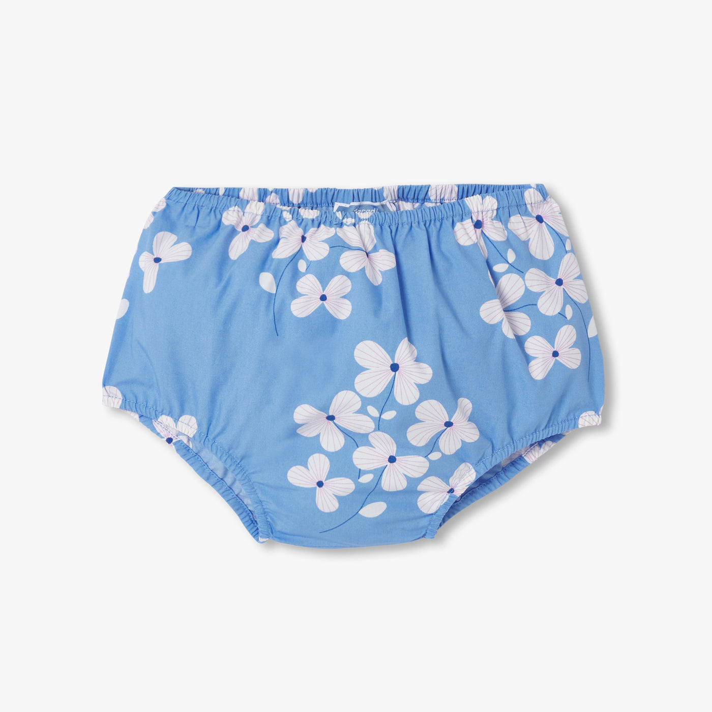 Baby girl dress in printed poplin