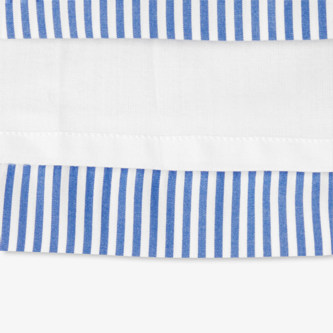 Baby girl dress in striped poplin