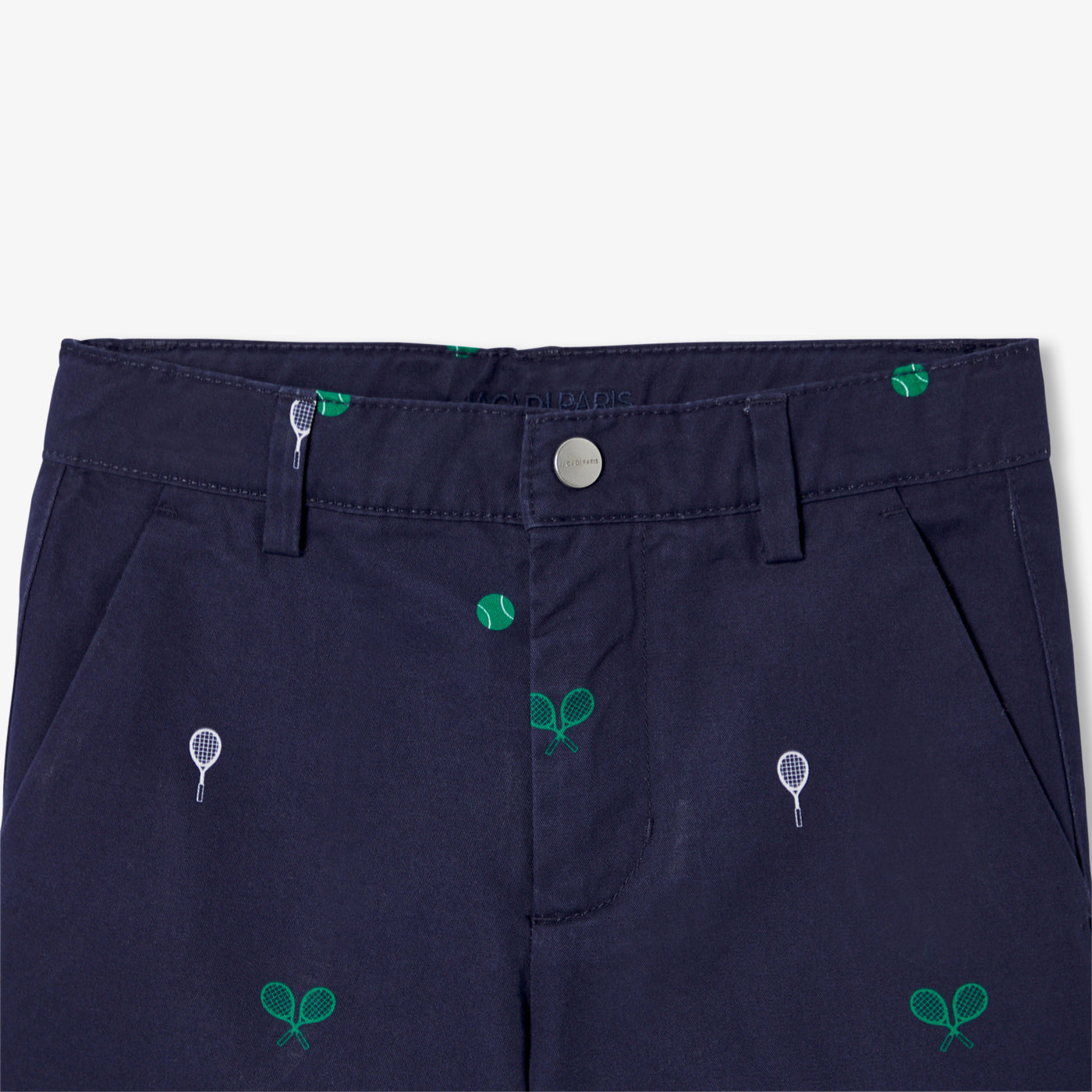 Boy printed twill Bermuda shorts