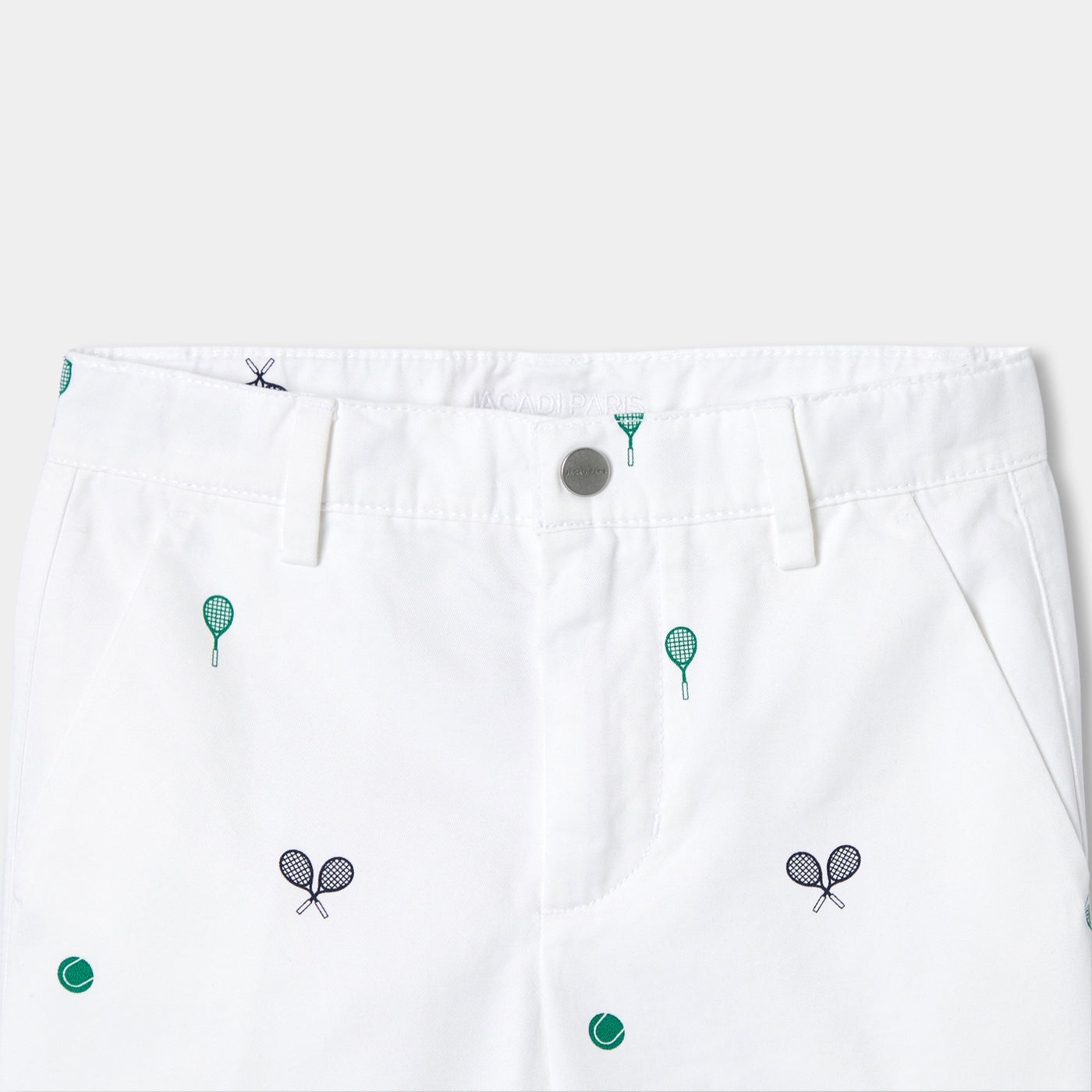 Boy printed twill Bermuda shorts