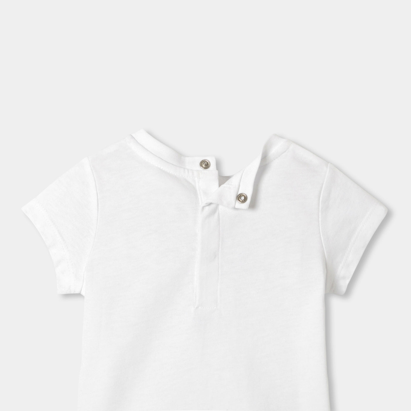 Baby girl short-sleeved cotton T-shirt