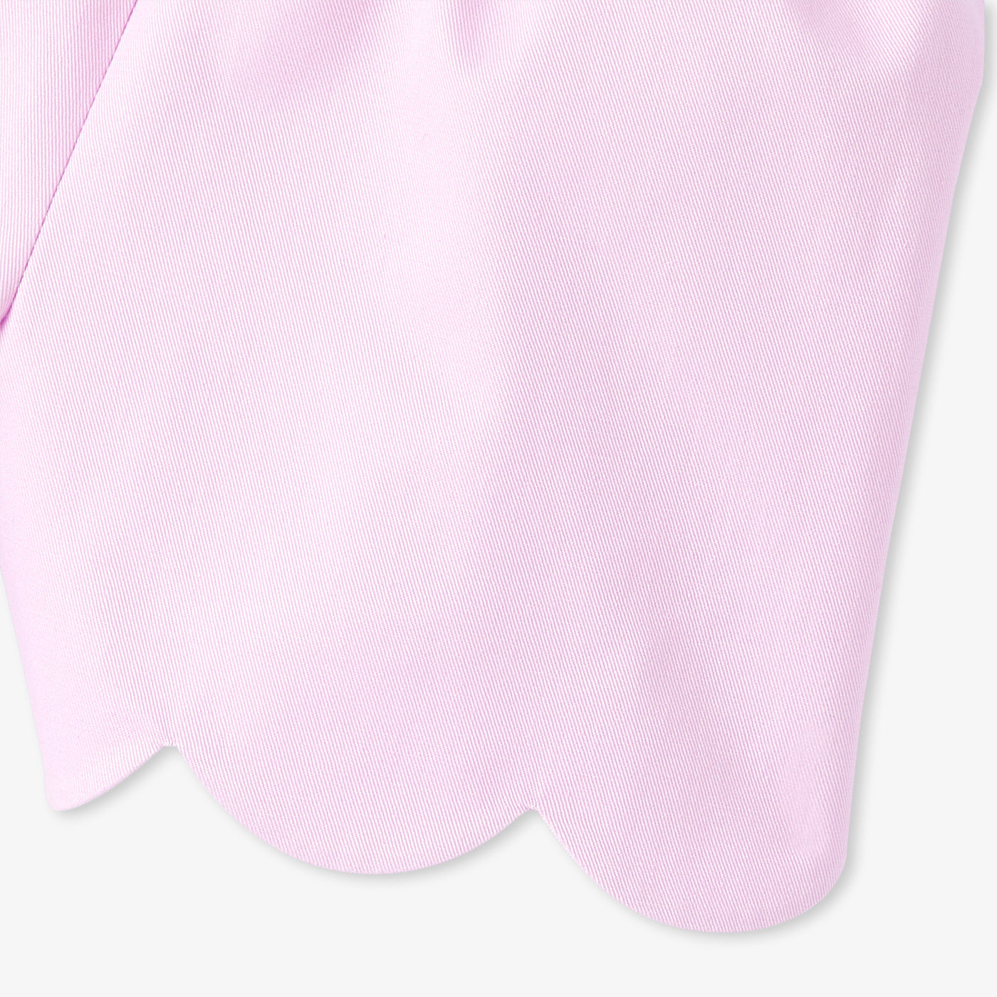 Baby girl paper bag waist twill shorts