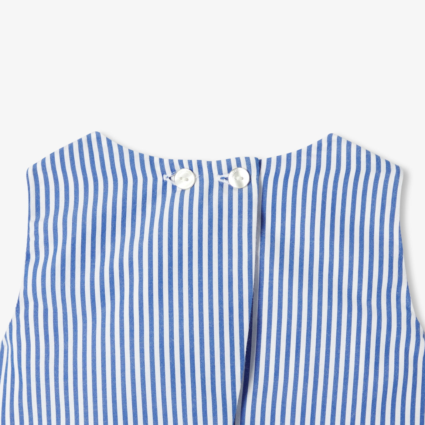 Baby girl striped poplin shorts set