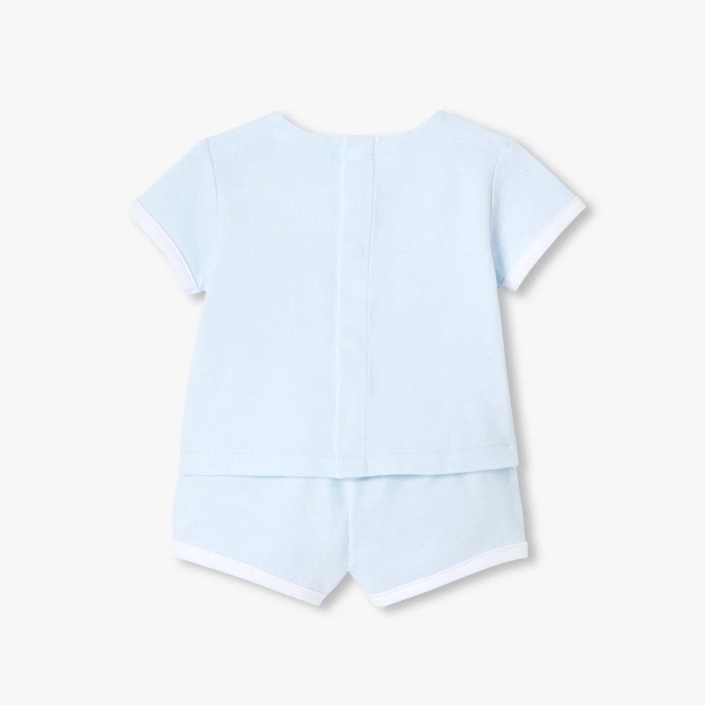 Baby cotton piqué set