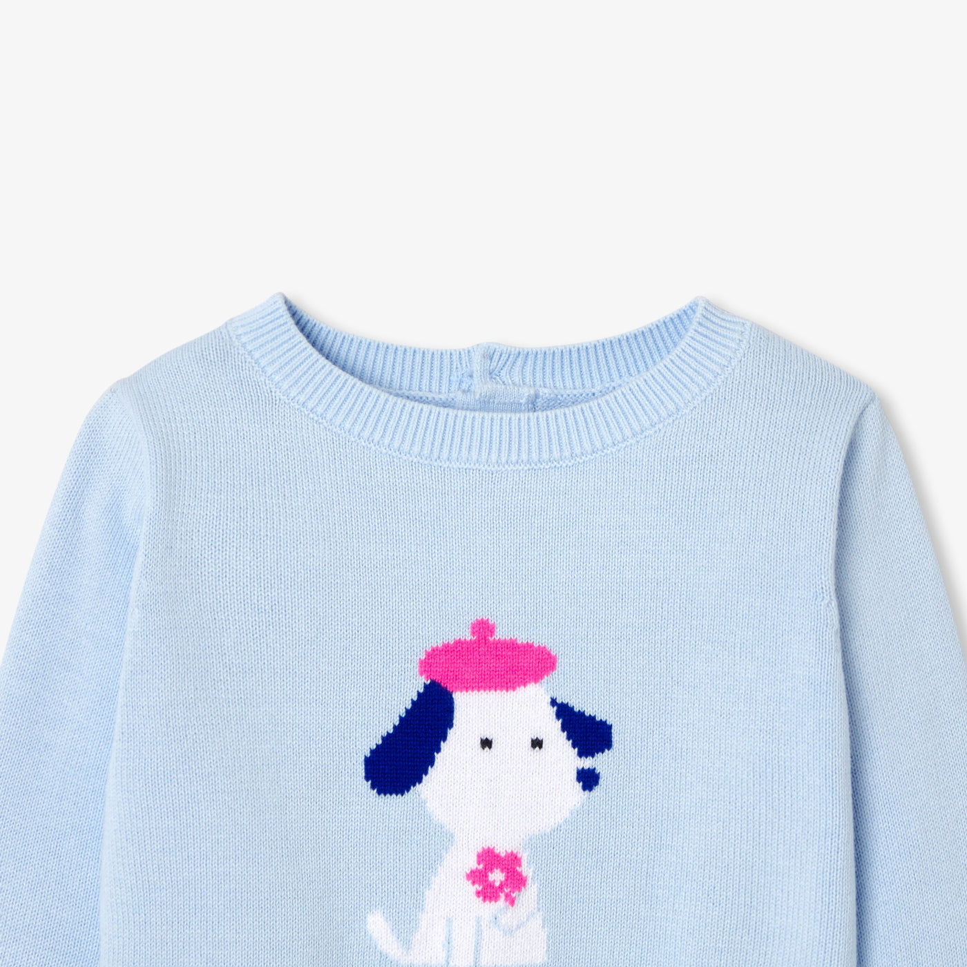 Baby girl cotton jumper