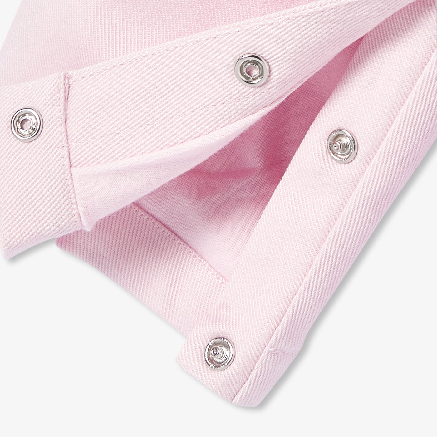 Baby girl cotton twill dungarees