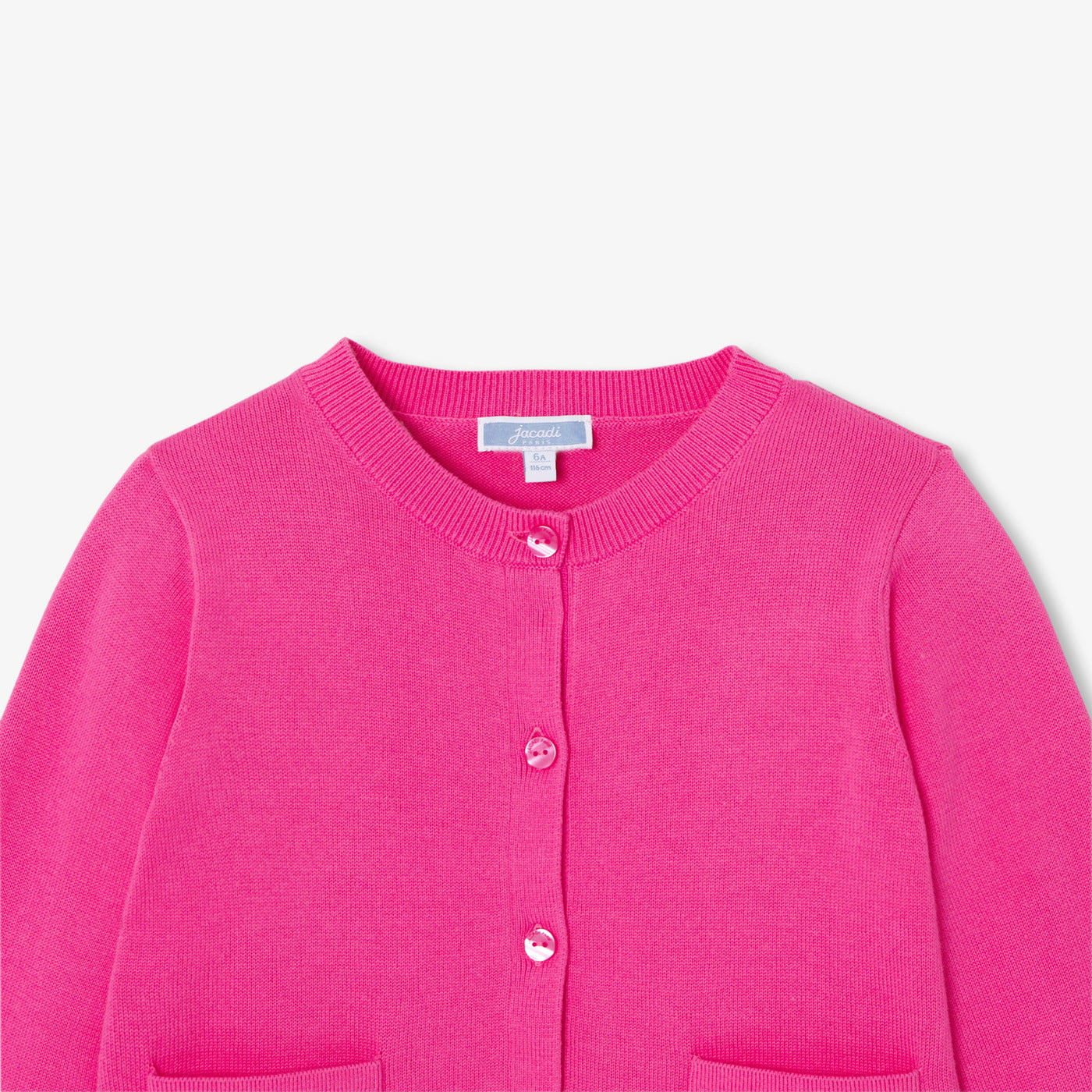 Girl cotton jersey cardigan