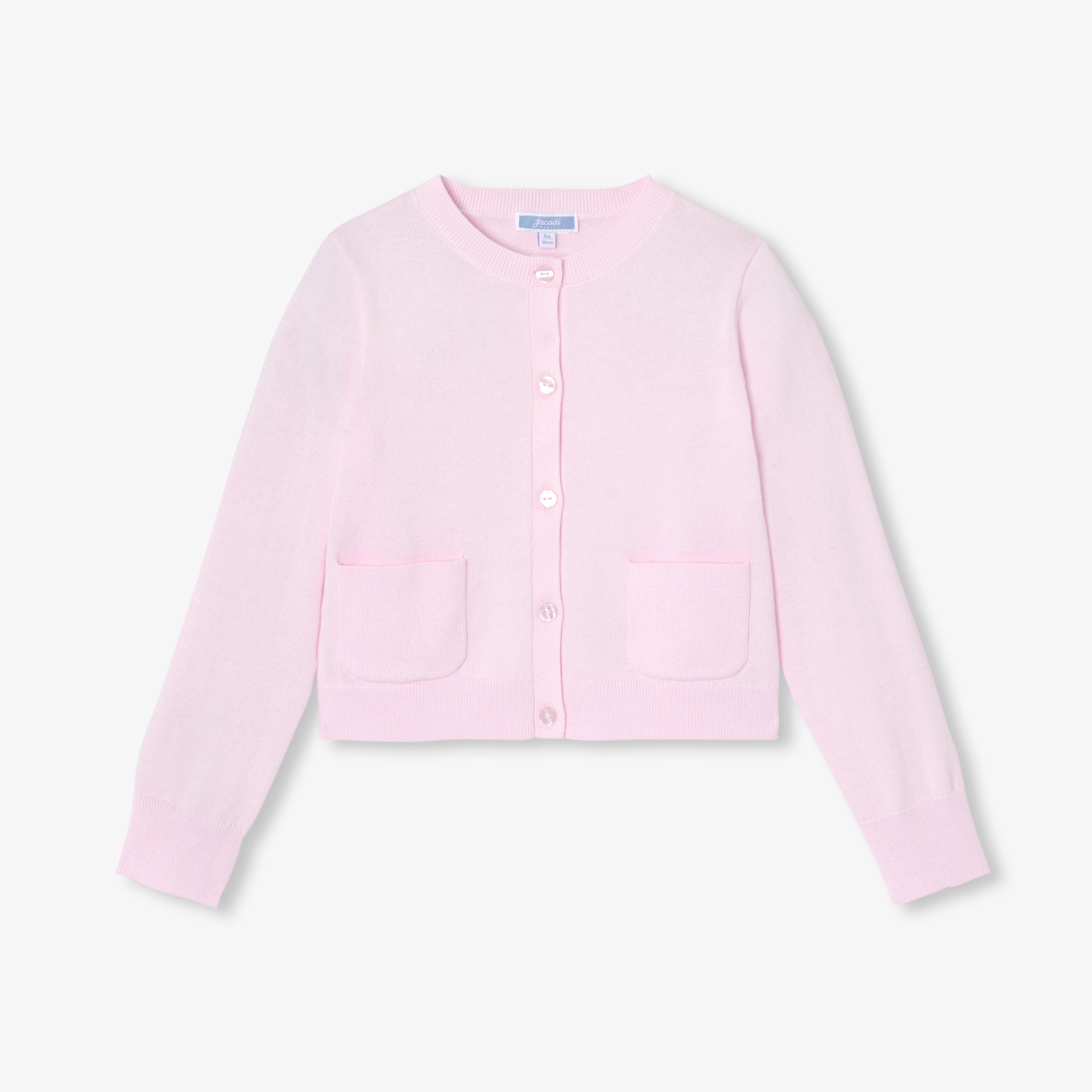 Girl cotton jersey cardigan