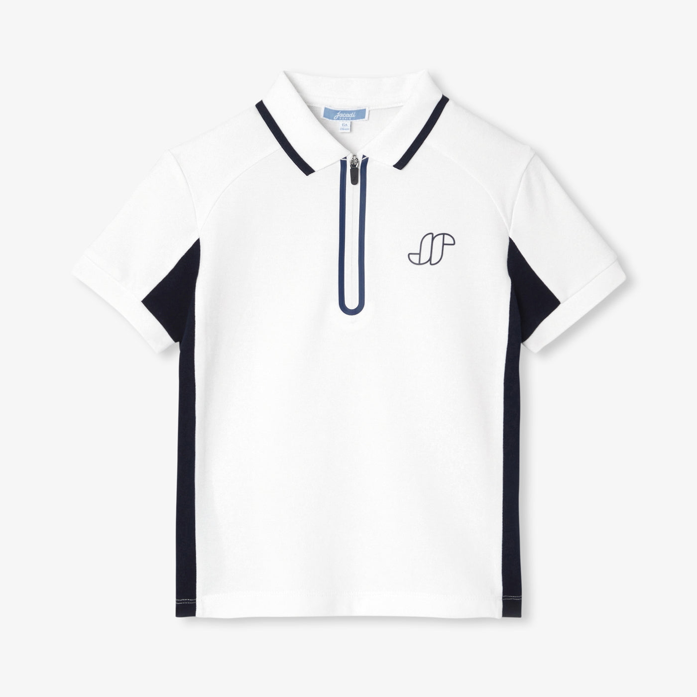 Boy cotton piqué polo shirt - blanc jacadi