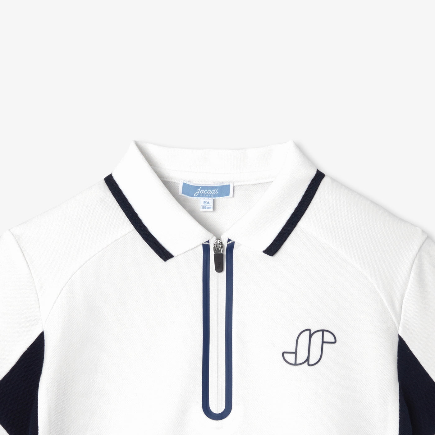 Boy cotton piqué polo shirt - blanc jacadi