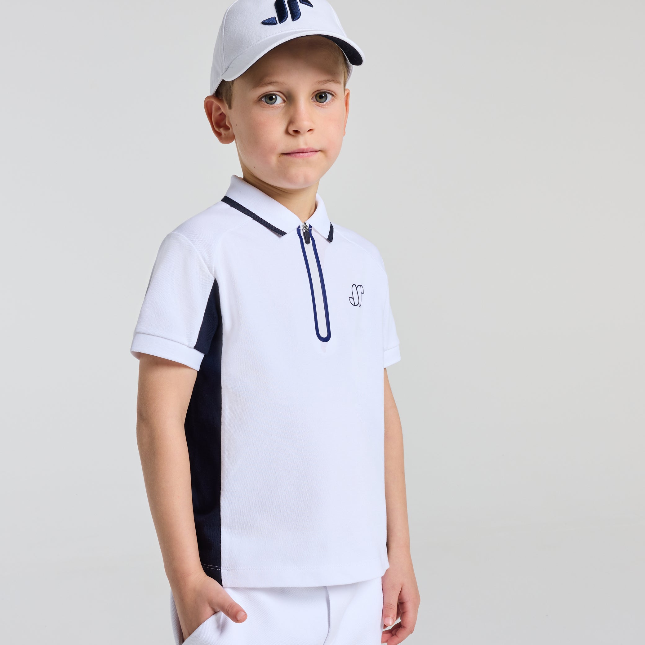 Boy cotton piqué polo shirt - blanc jacadi