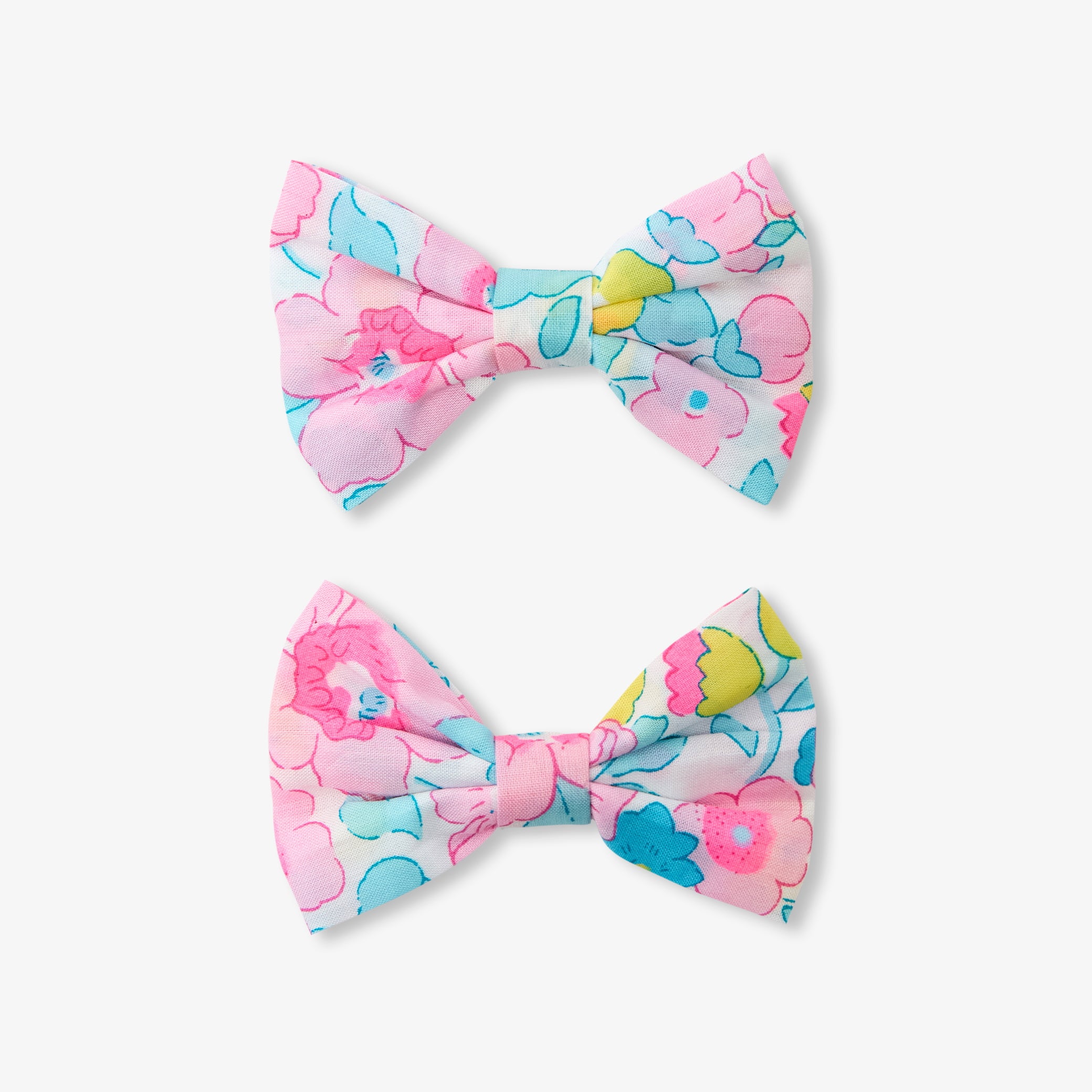 Girl pair of Liberty fabric hair clips