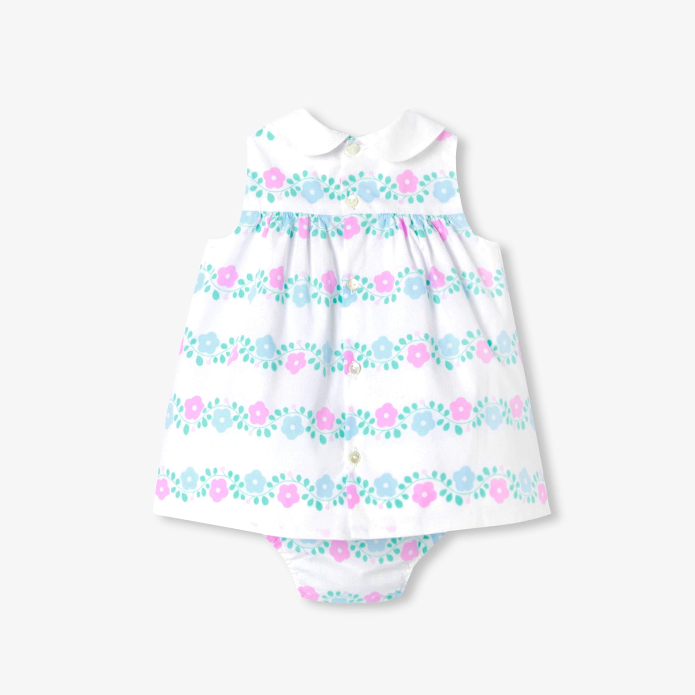 Baby girl dress in poplin