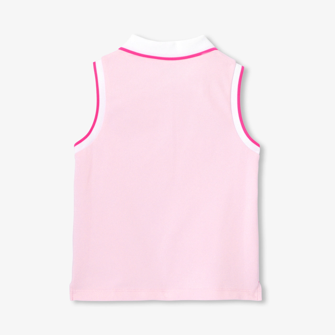 Girl sleeveless polo shirt