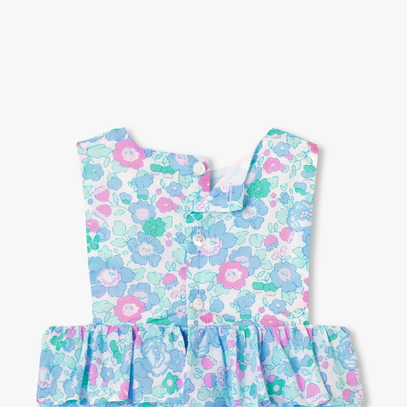 Baby girl romper in Liberty fabric