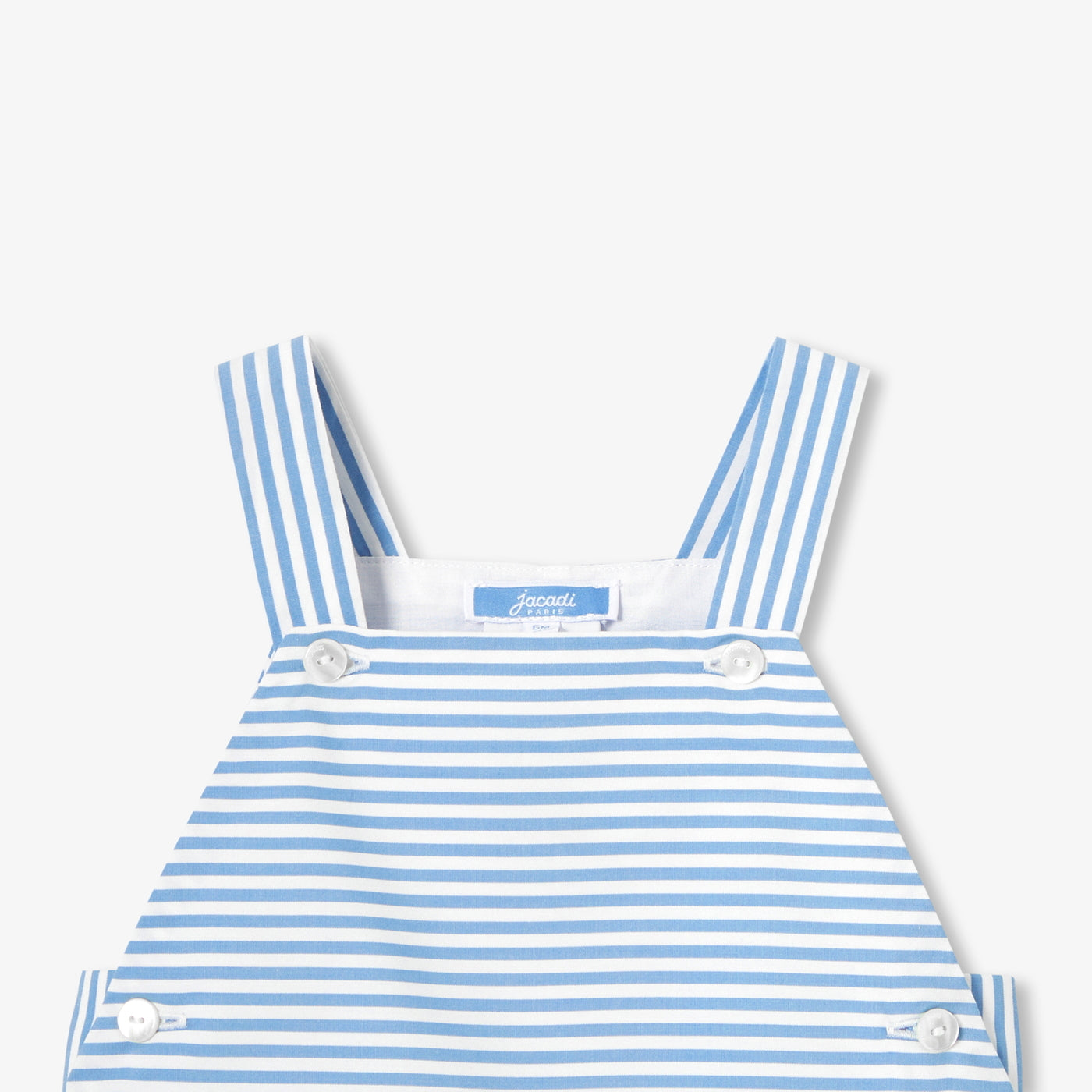 Baby boy poplin short dungarees