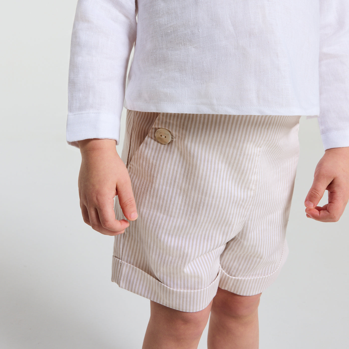Baby boy tab shorts