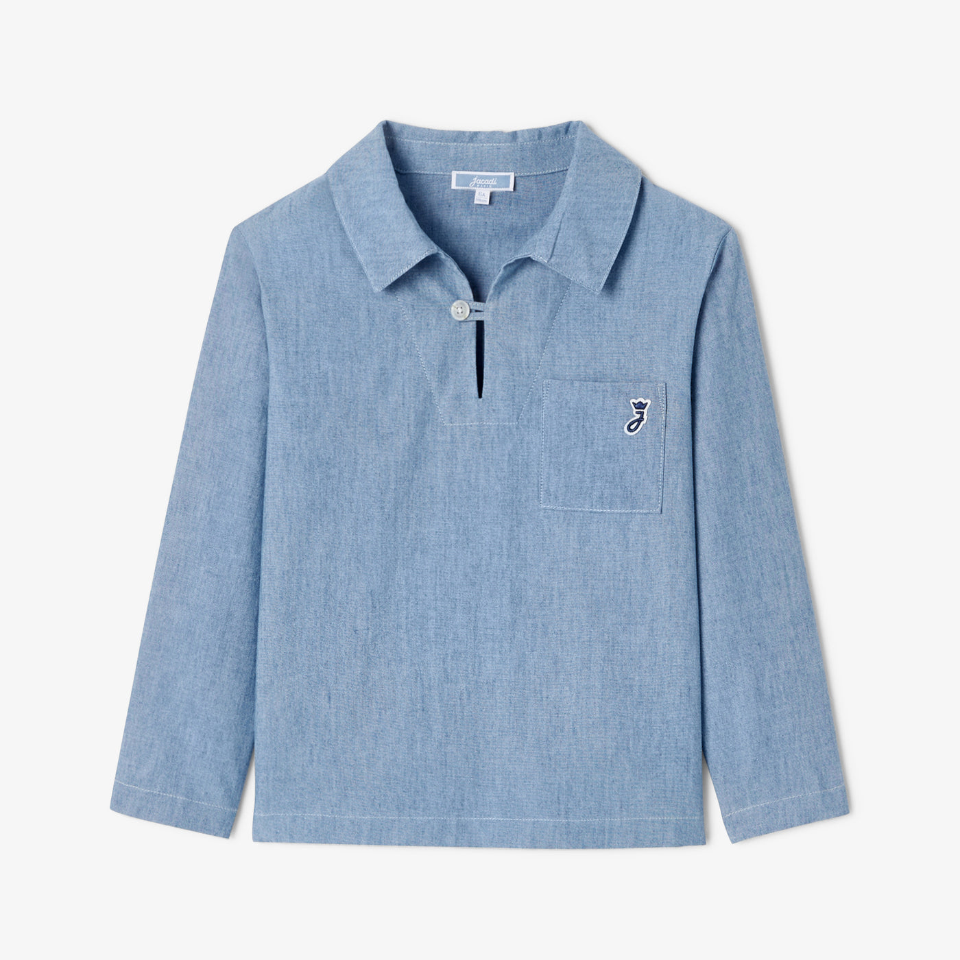 Child chambray sailor shirt