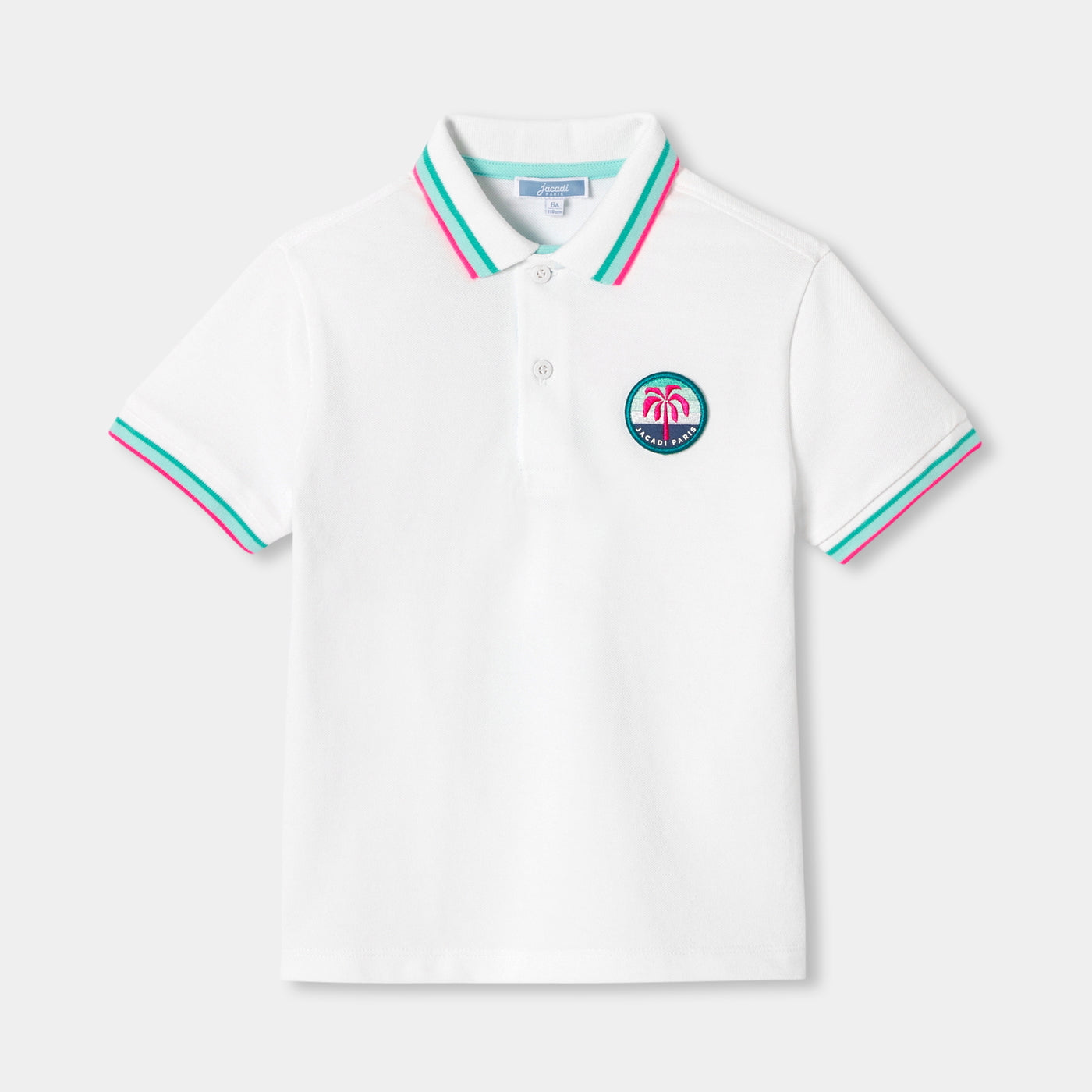Boy mini piqué cotton polo shirt