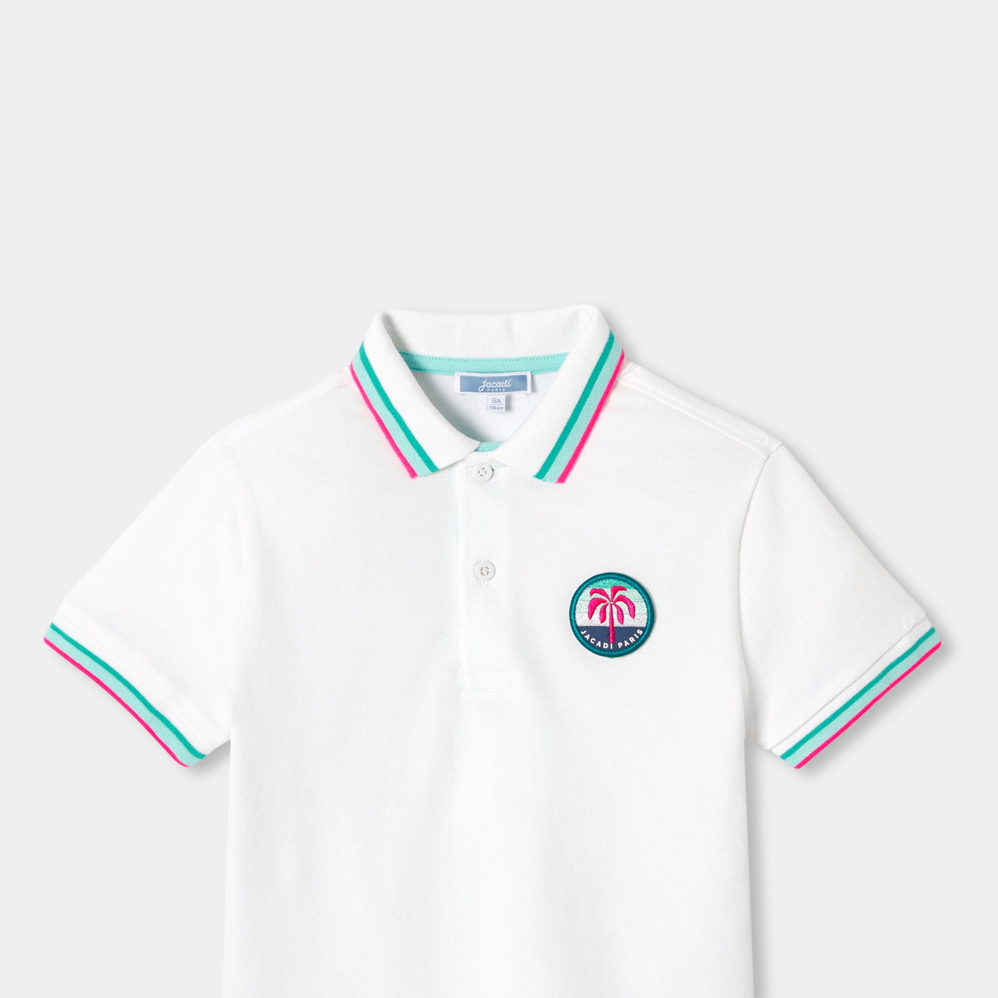 Boy mini piqué cotton polo shirt