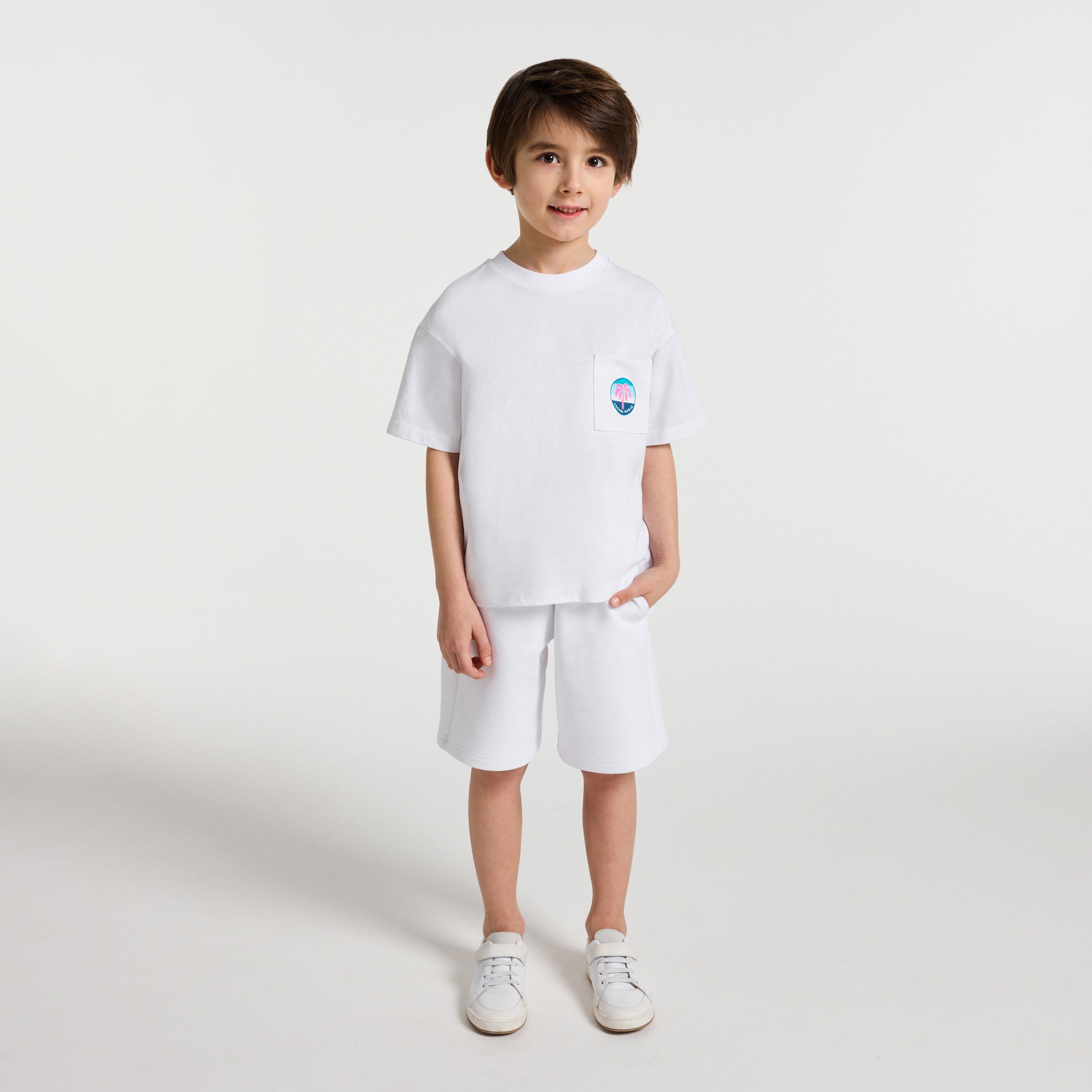 Boy jersey Bermuda shorts