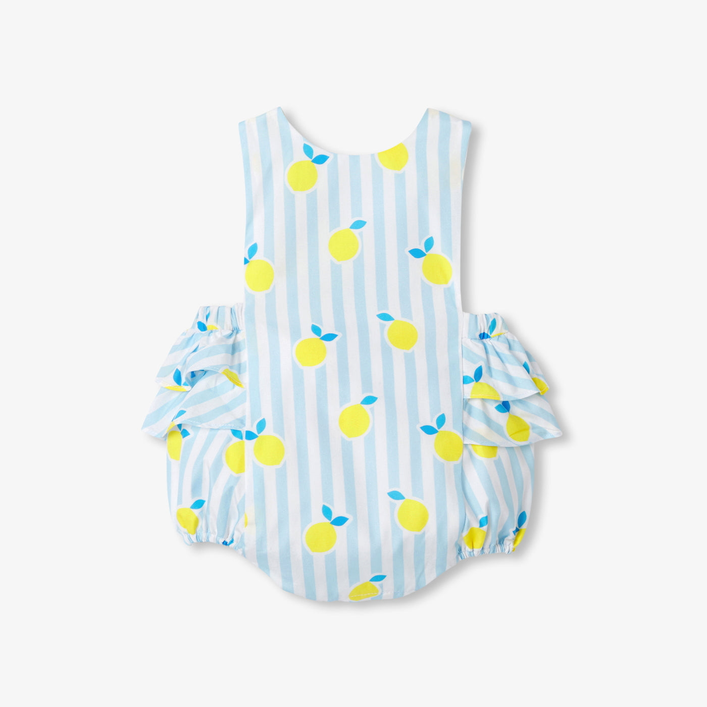 Baby girl poplin romper
