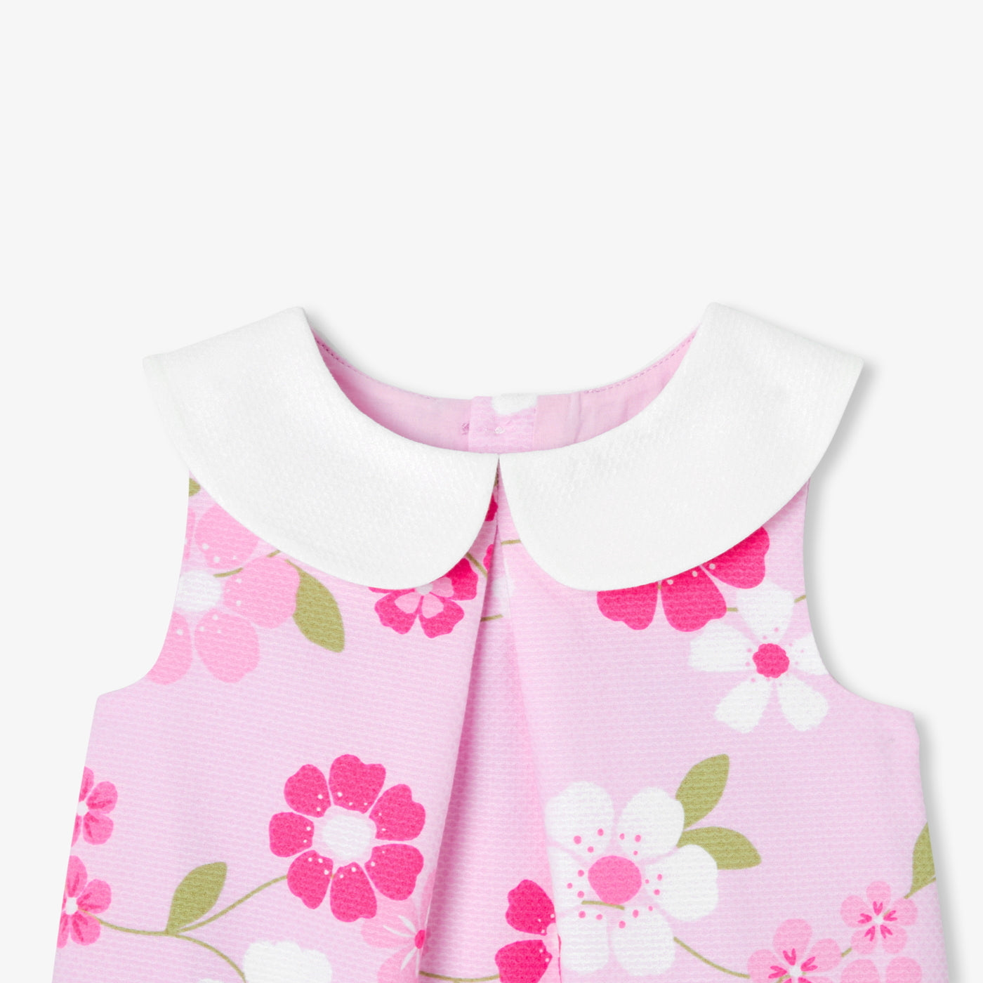 Baby girl dress with floral pattern