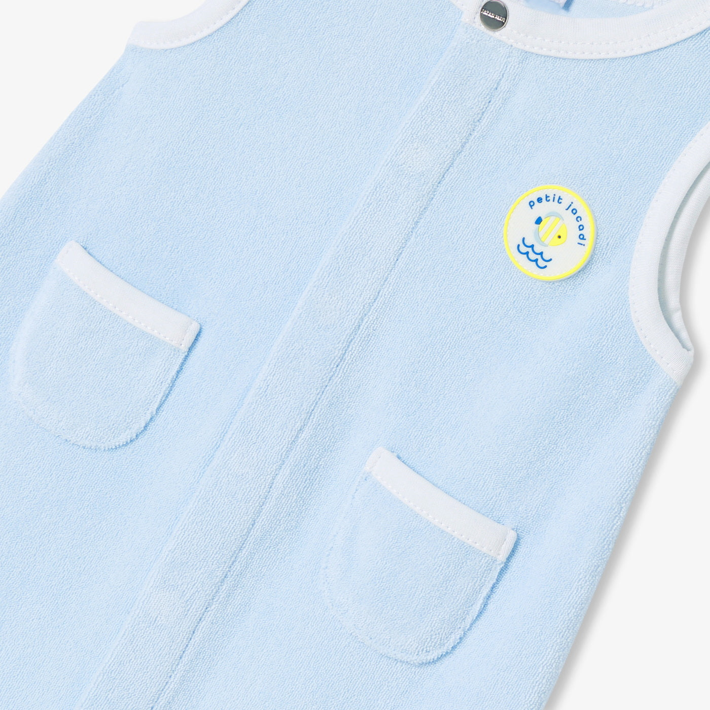 Baby boy French terry romper