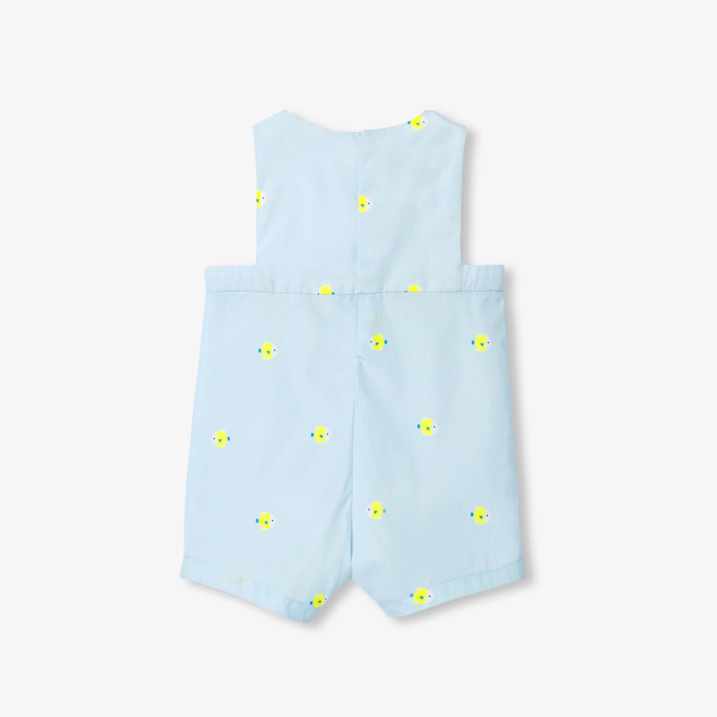 Baby boy poplin romper