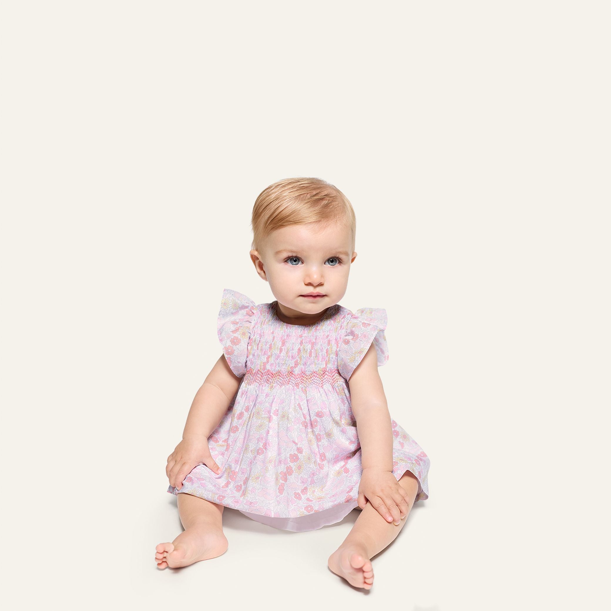 Baby girl dress in Liberty fabric
