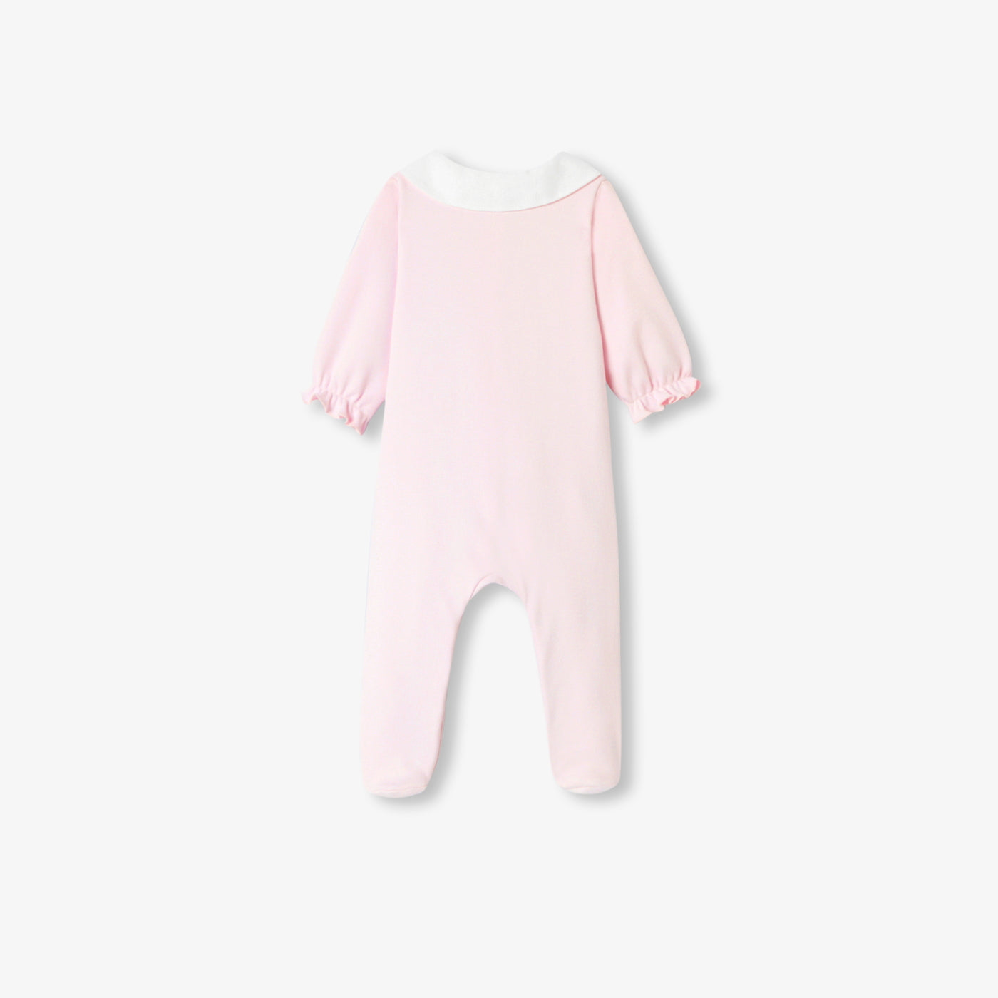 Baby girl pyjamas in interlock cotton