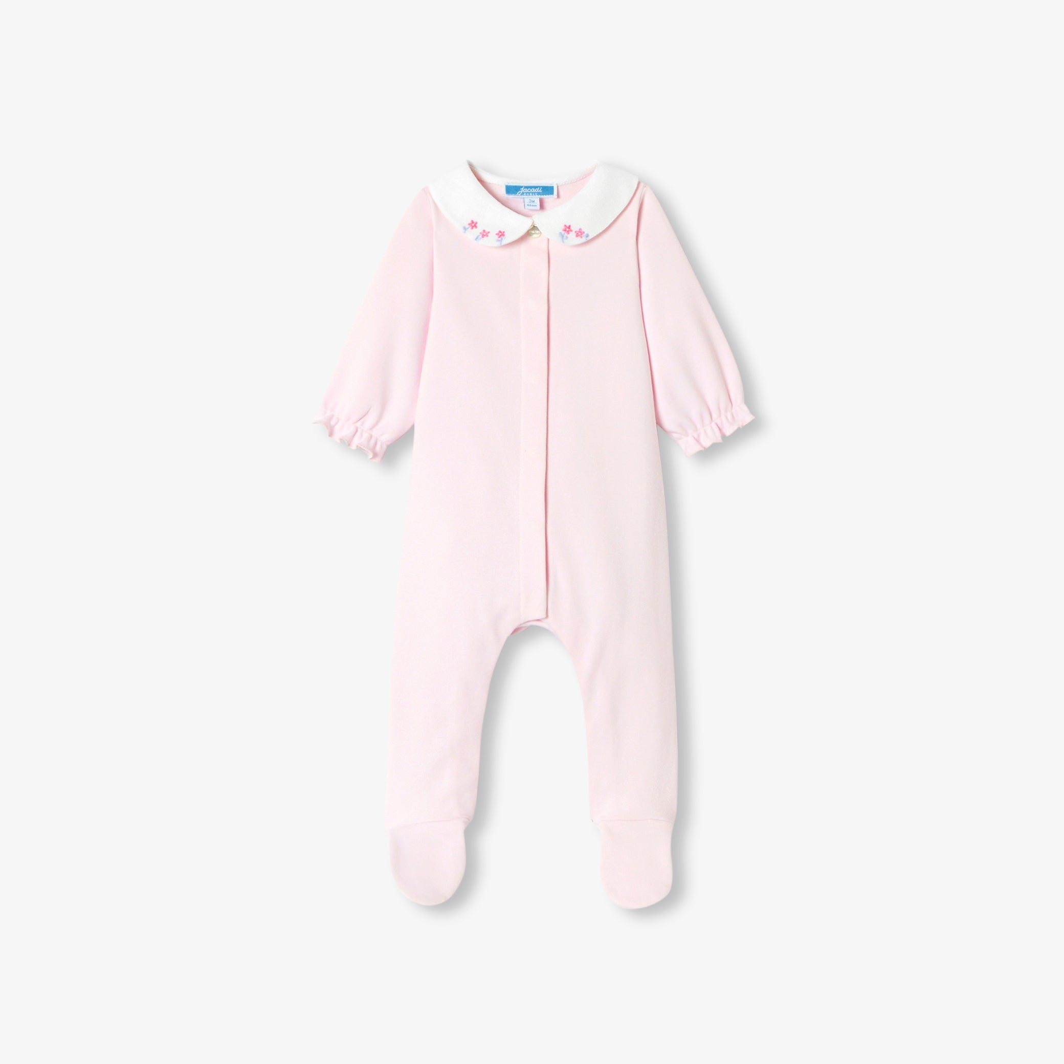 Baby girl pyjamas in interlock cotton