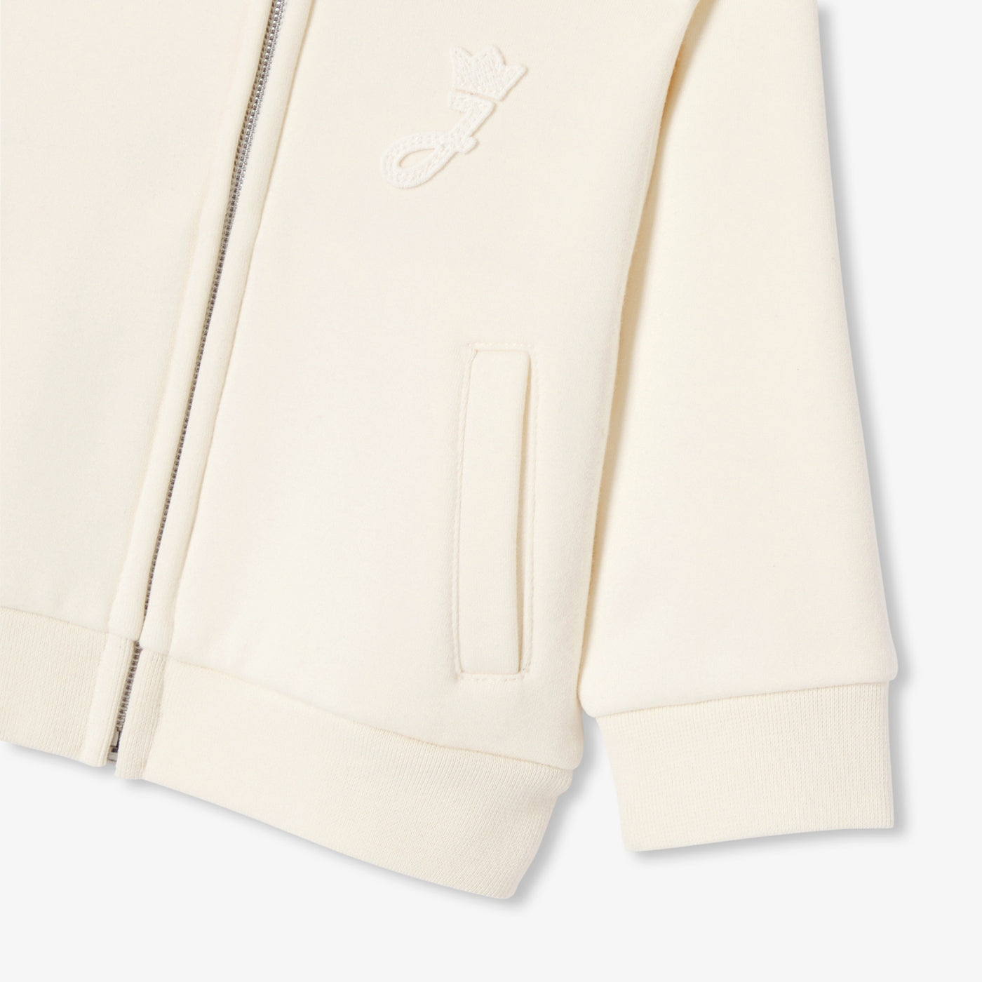 Baby zip-up sweatshirt in fleece