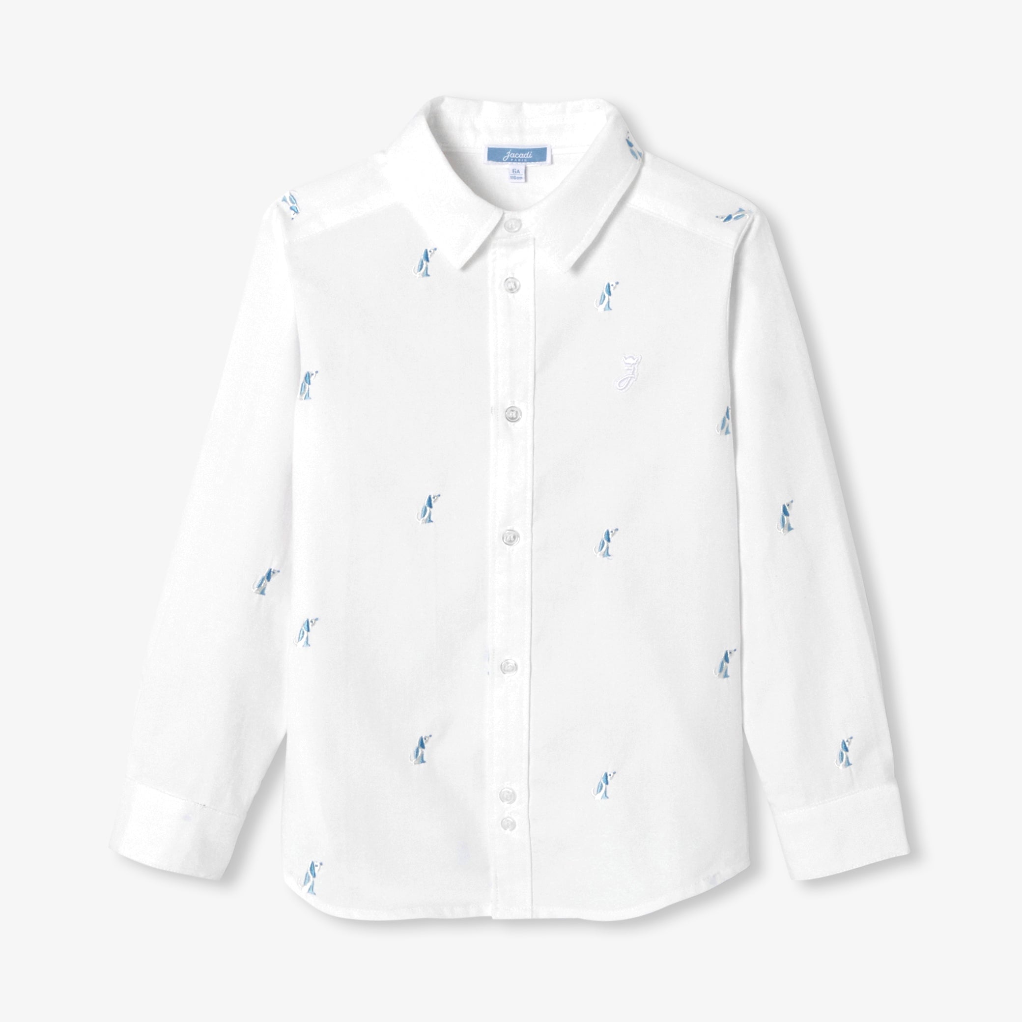 Boy printed Oxford shirt