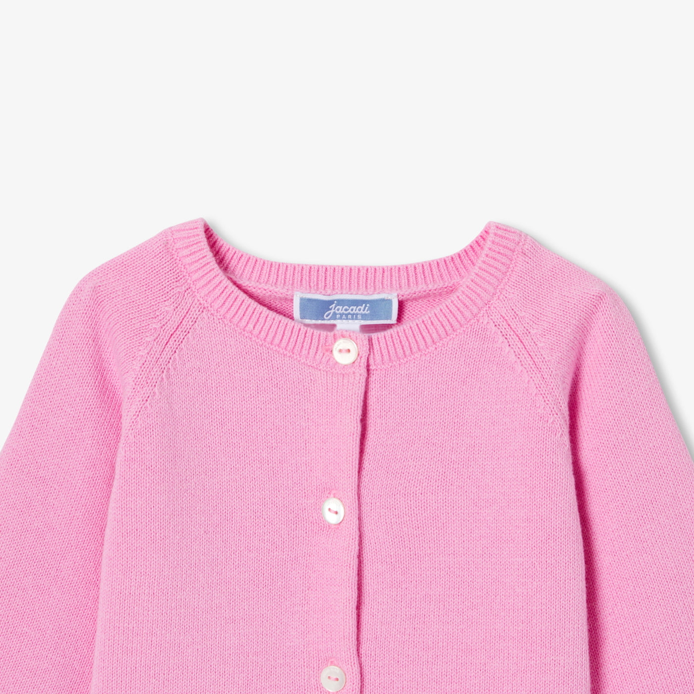 Baby girl cardigan in organic cotton