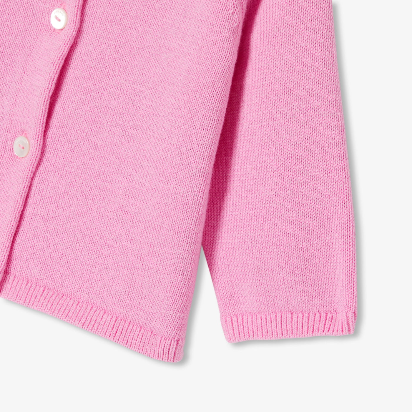 Baby girl cardigan in organic cotton