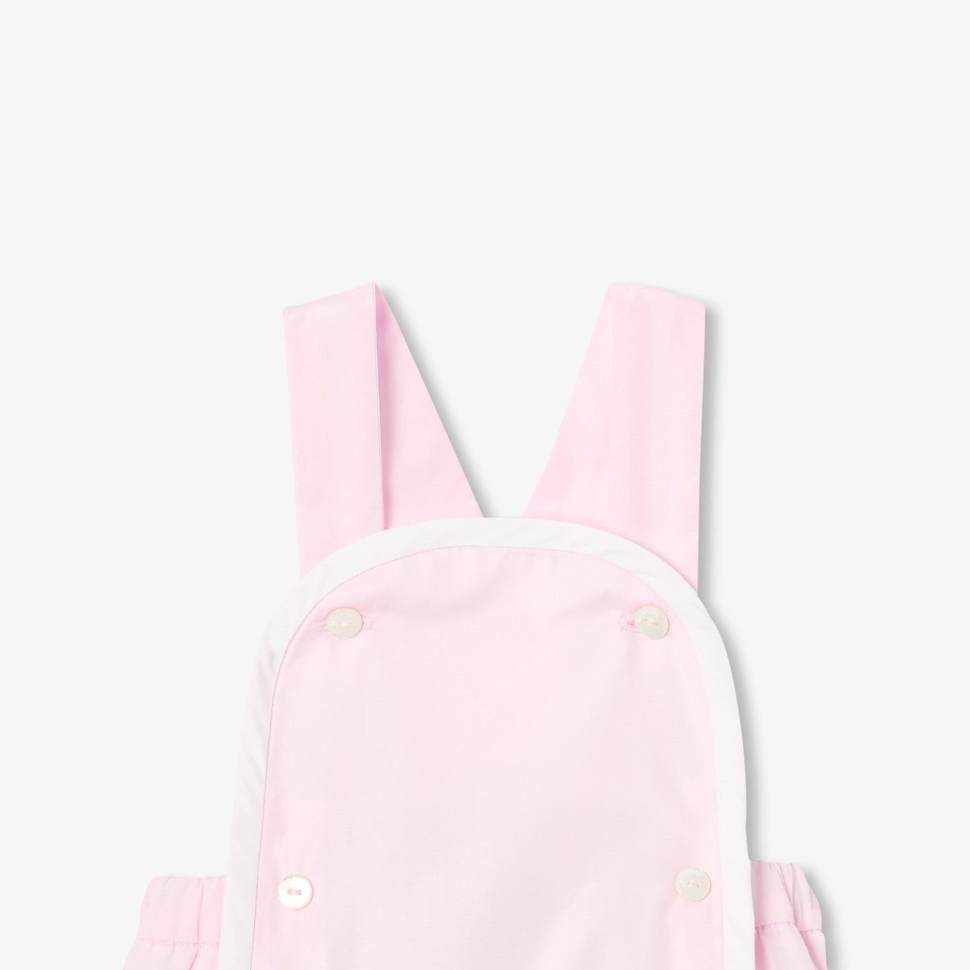Baby girl romper in cotton poplin