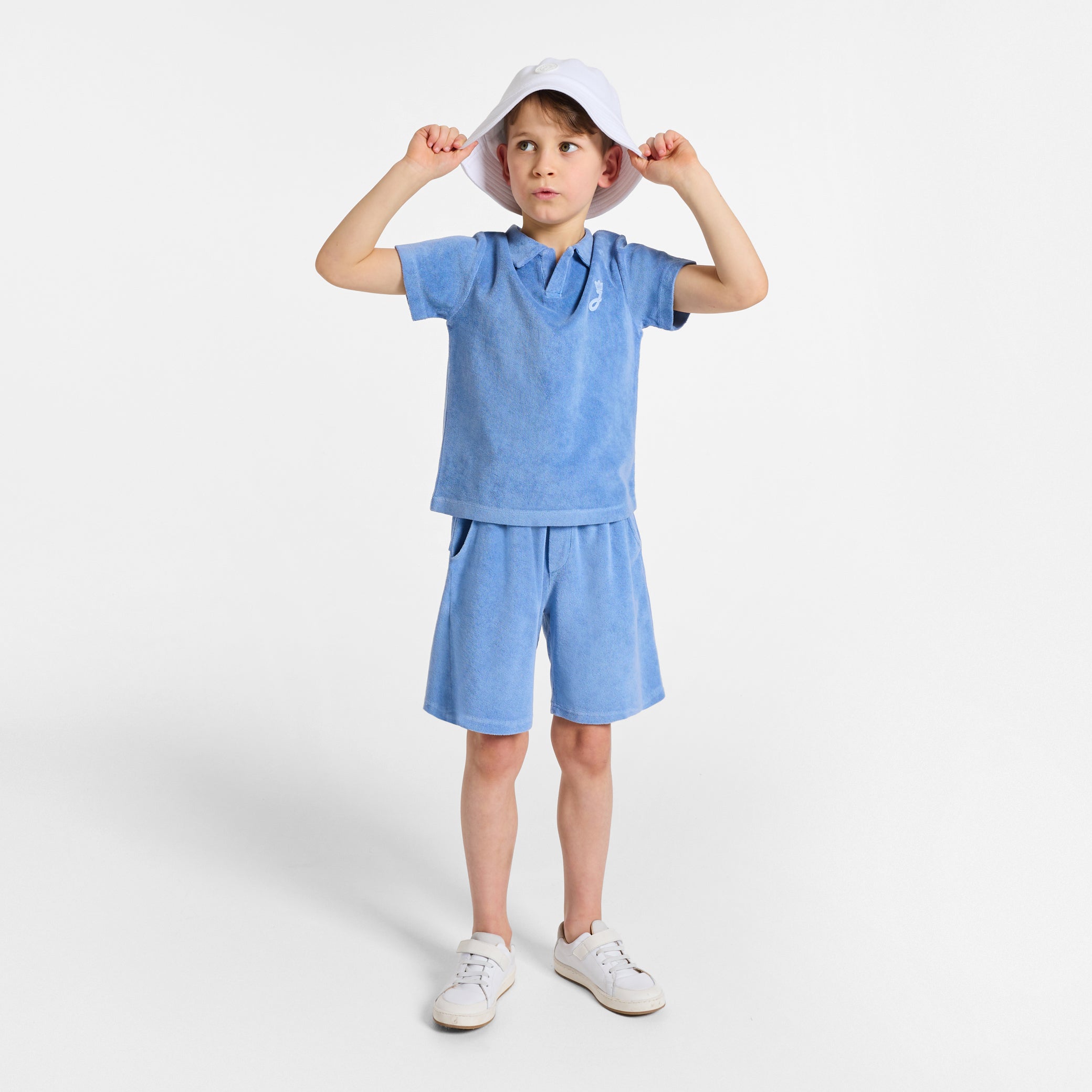 Boy terry cloth Bermuda shorts