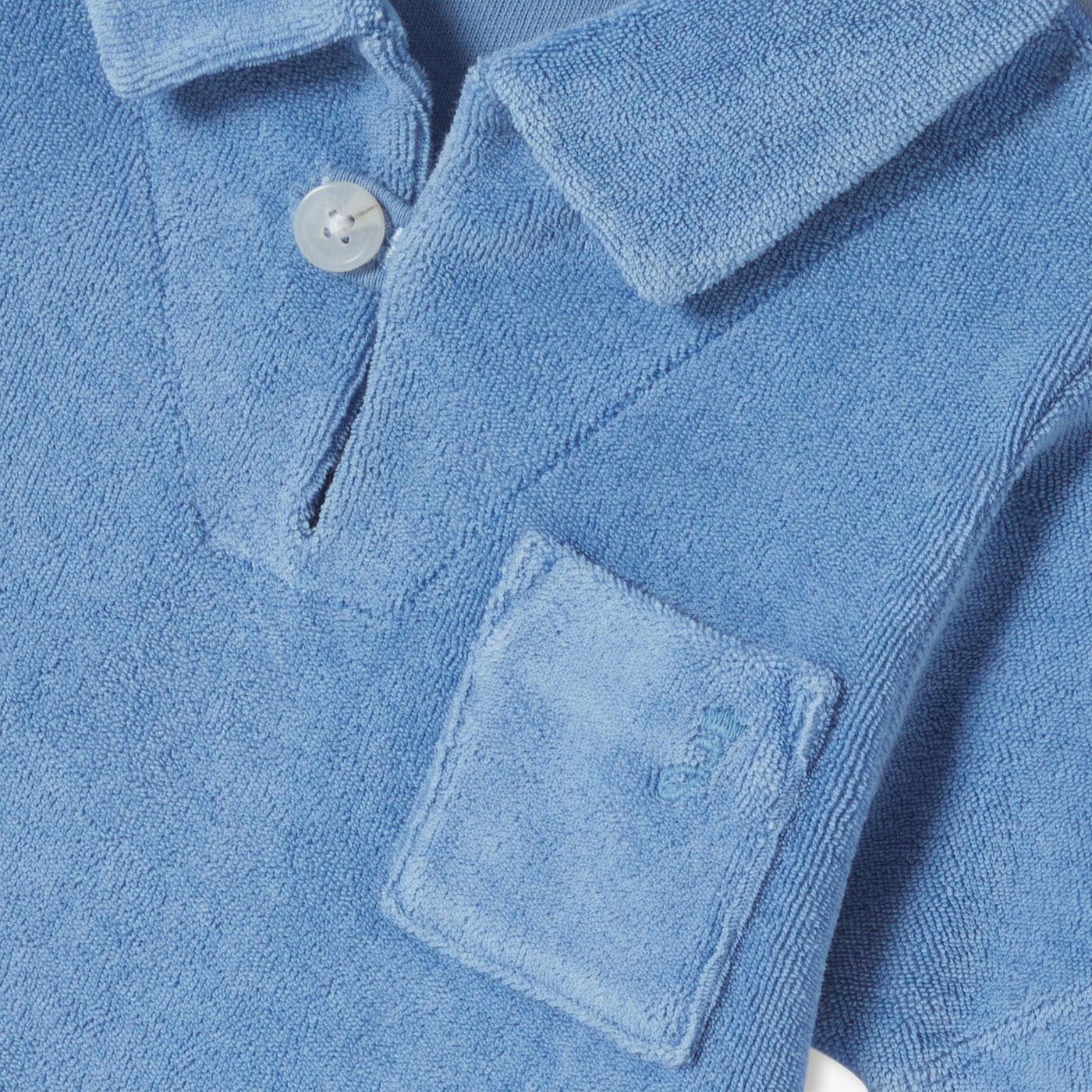 Baby boy terry polo shirt