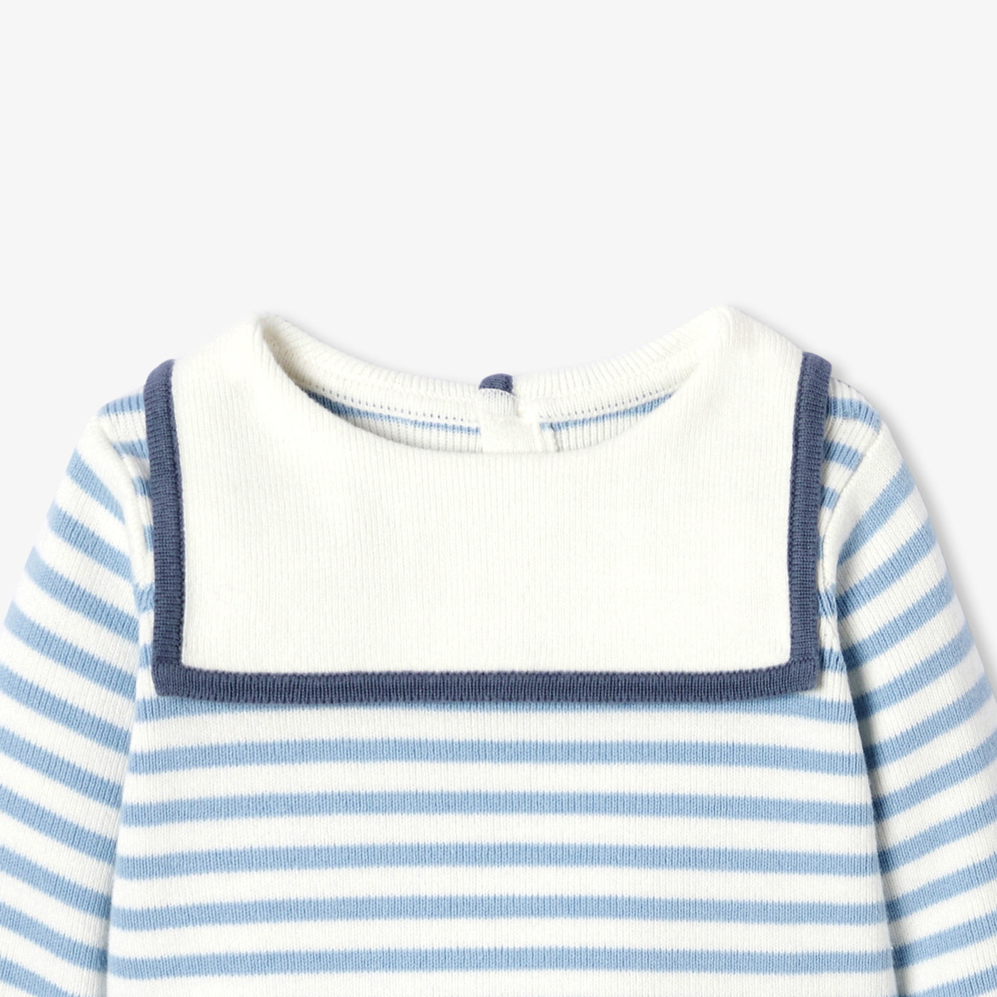 Baby nautical-style knit comfort set