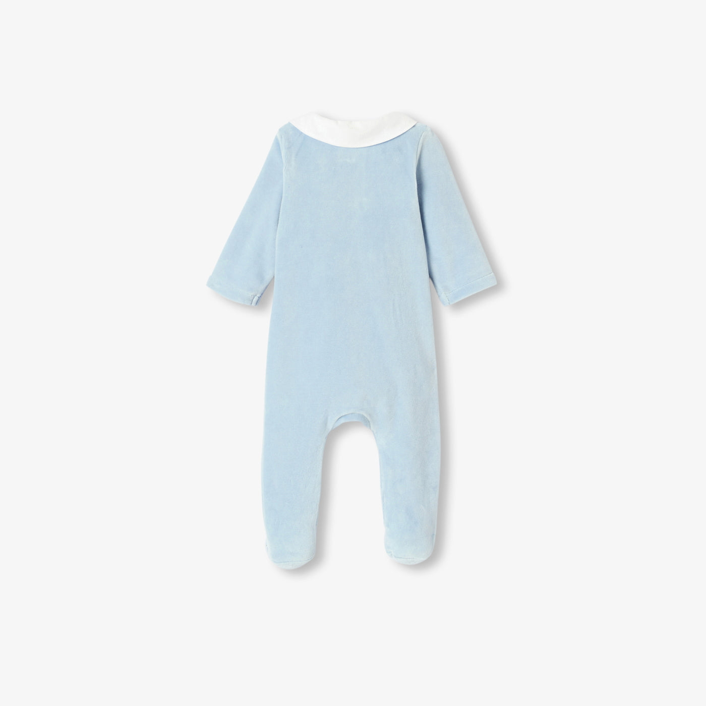 Baby boy velvet pyjamas