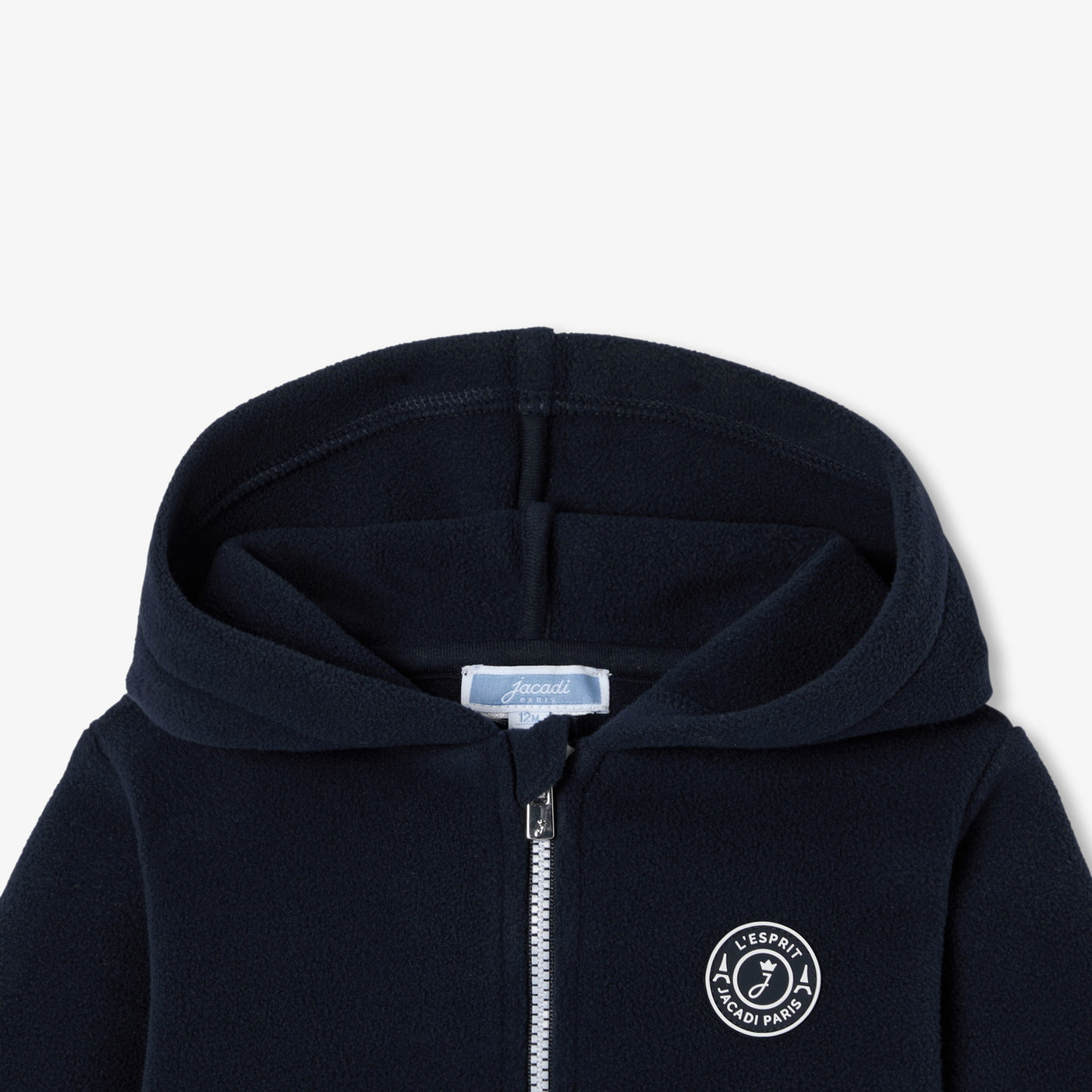 Baby zip-up fleece cardigan