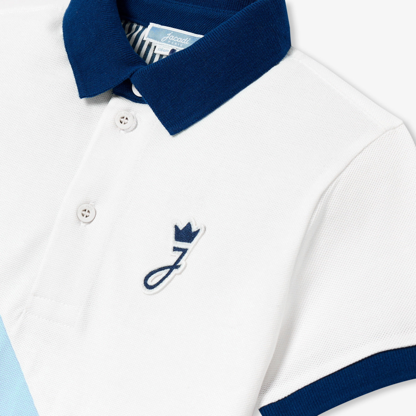 Boy cotton piqué polo shirt