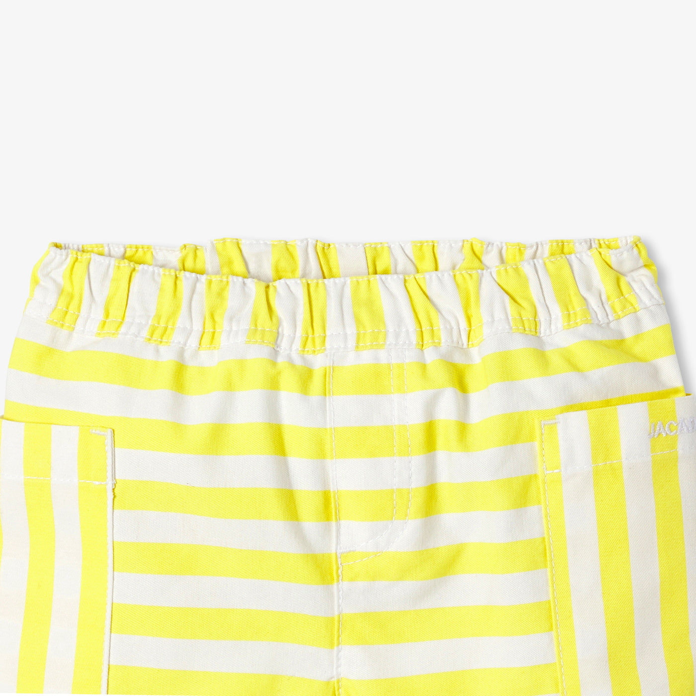Baby boy striped twill shorts