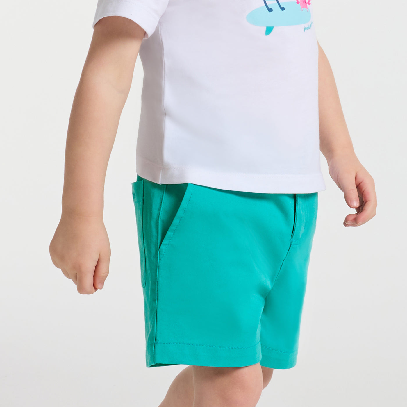 Baby boy gabardine shorts