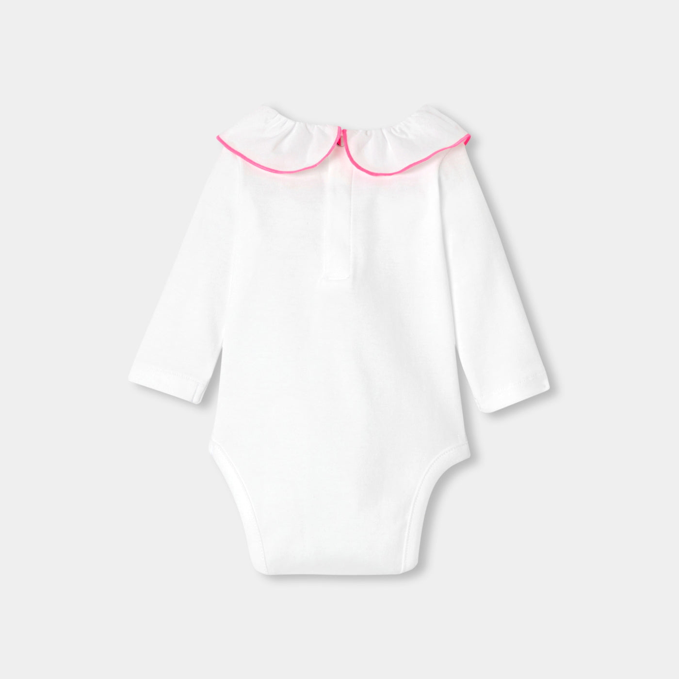 Baby girl long-sleeved cotton bodysuit
