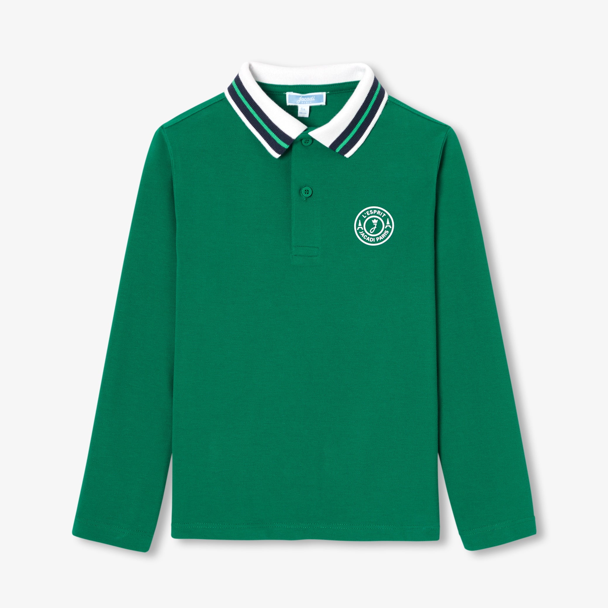 Boy cotton piqué polo shirt