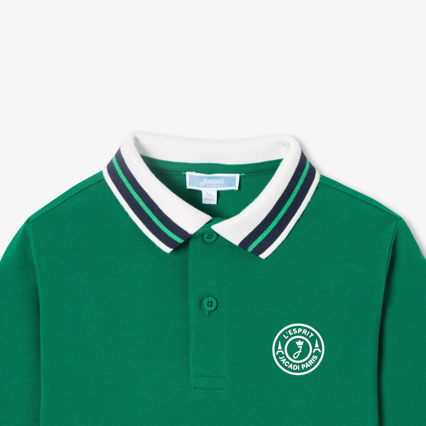 Boy cotton piqué polo shirt